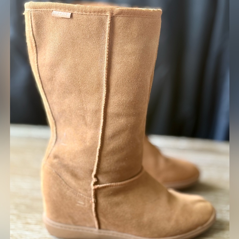 Skechers SKCH 3 women’s suede wedge boots